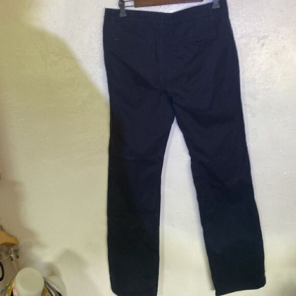 Bonobos Men's Blue Pants Flat Front Pockets Size 32 x 34 straight fit - Picture 2 of 5